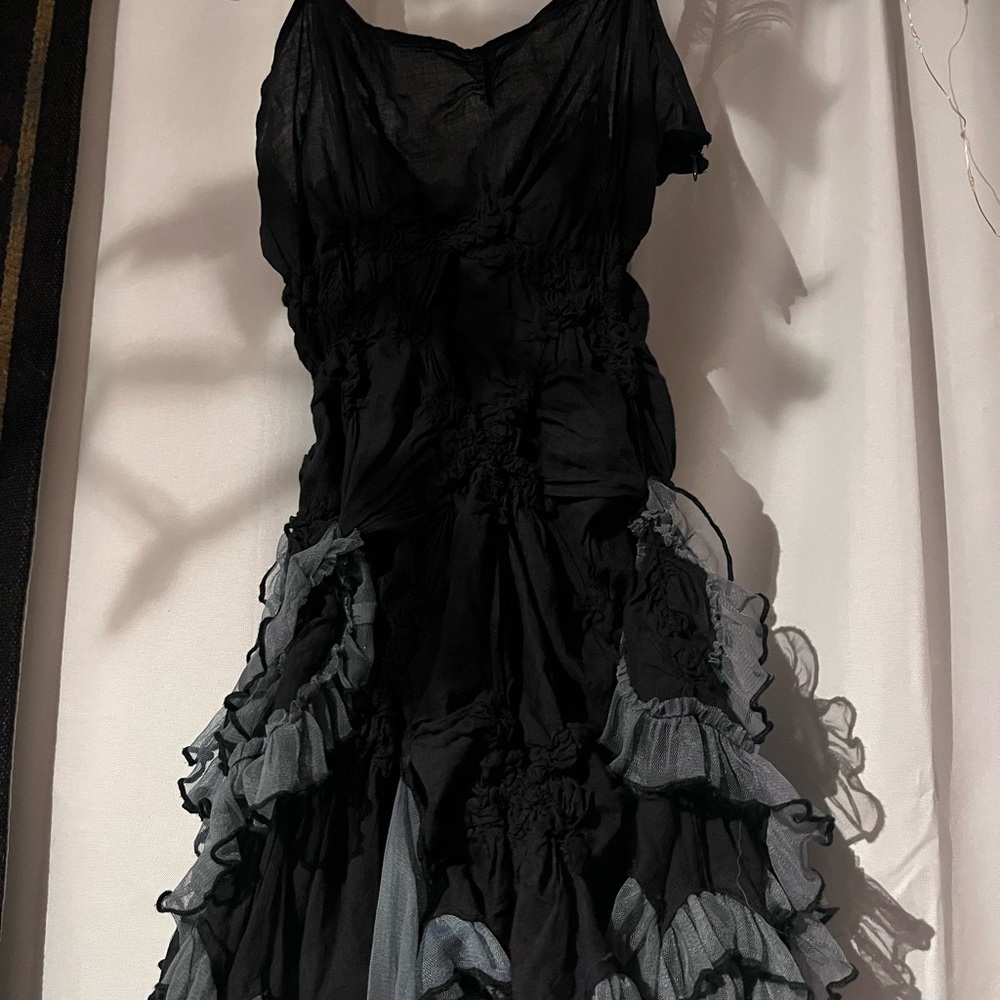 Kimchi Blue Elizabeth Textured Ruffle Mini Dress